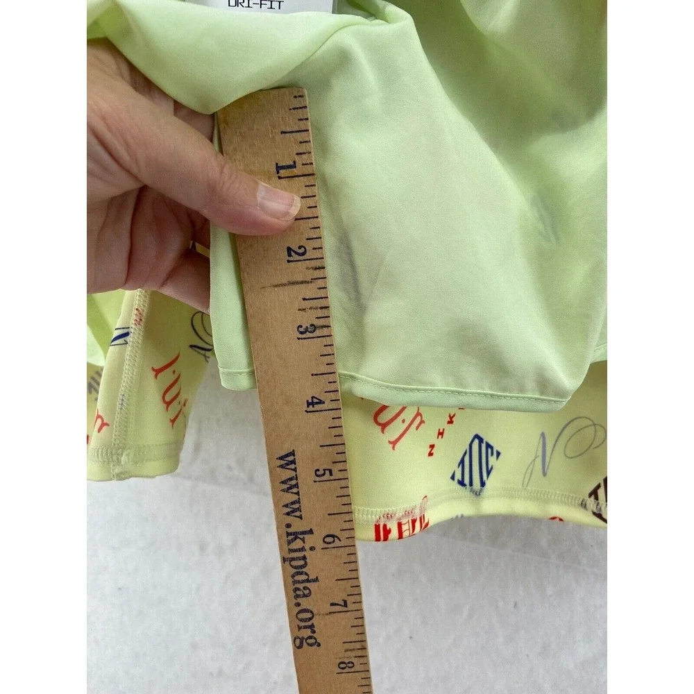 NWT Nike Shorts Girls Large Dri-FIT Tempo 2-in-1 Mongram Running Lime Ice $32.00